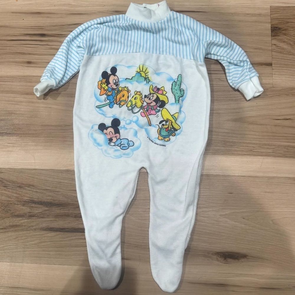 Disney Playskool 1984 Mickey Sleeper Baby Medium (6-12M)